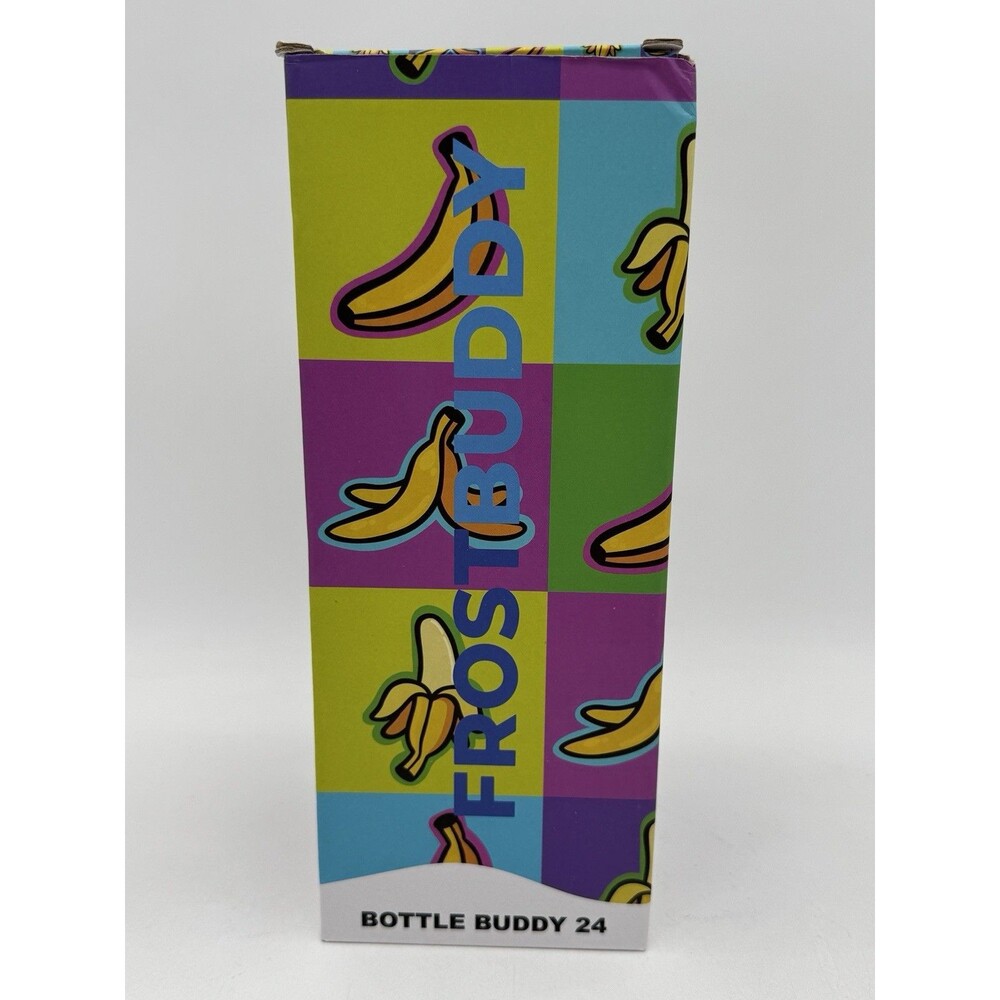 NEW Frost Buddy Bottle Buddy 24oz - yellow green purple - Banana